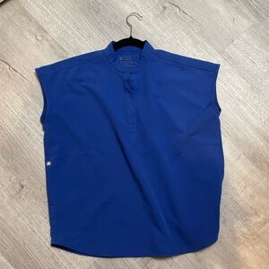 Figs Rafaela Winning Blue Scrub Top